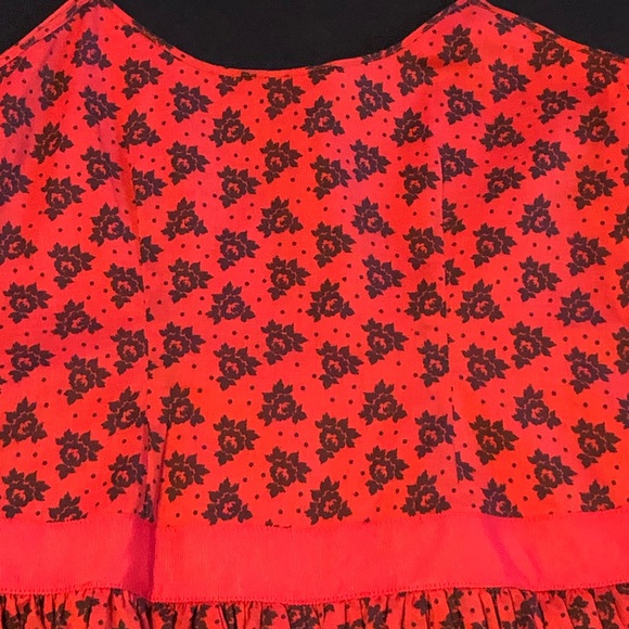 Moda International Top Black/Red Size M - Picture 7 of 14